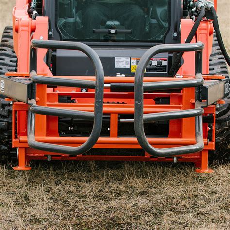 skid steer loading hay|skid steer bale grippers.